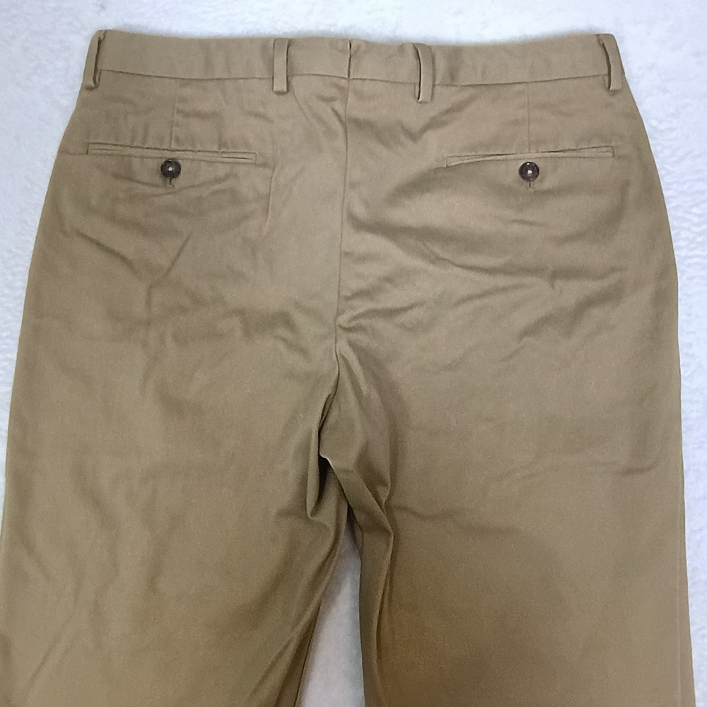 Joseph A Bank Men's Reserve Khaki Pants size 34 x 30 Tailored Fit Fits 34x29 - Picture 13 of 14